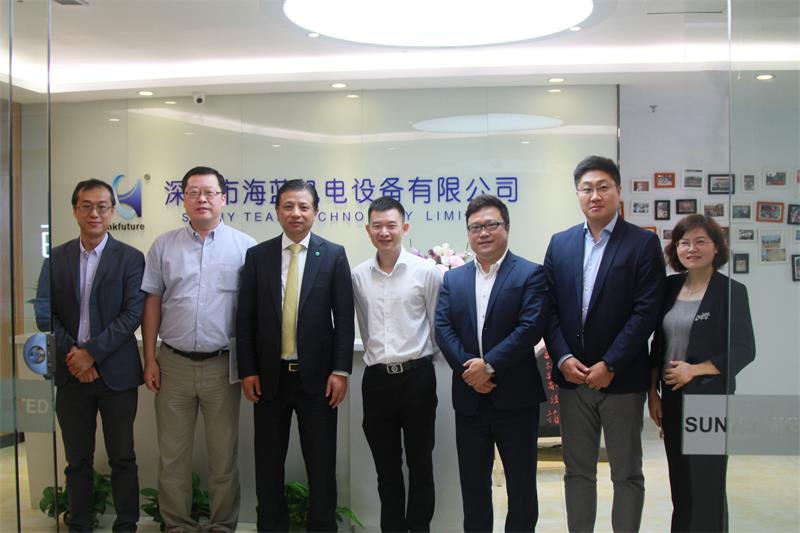 熱烈歡迎三菱電機自動化蒞臨海藍機電參觀指導工作！